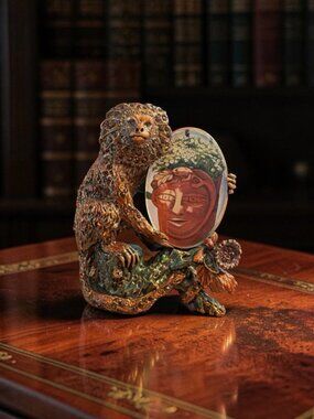 RARE JAY STRONGWATER JEWELLED MONKEY PICTURE FRAME